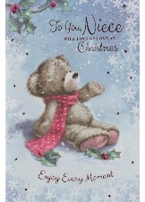To You, Niece With Lots Of Love At Christmas
